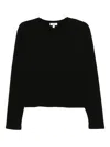 Agolde Cotton T-shirt In Black