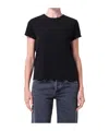 Agolde Cotton Tee In Black