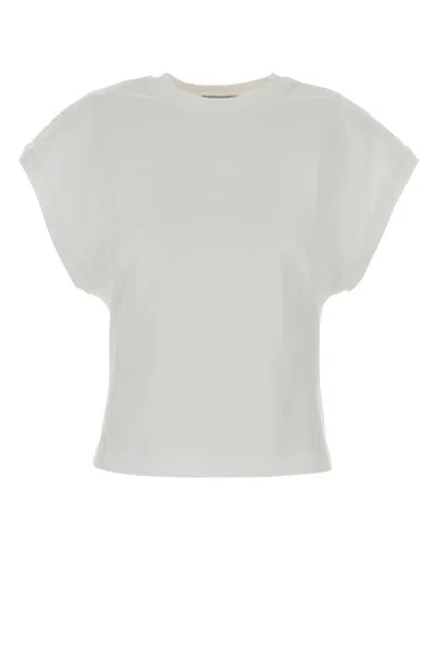 Agolde Cotton T-shirt In White