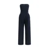 Agolde Agyness Strapless Jumpsuit In Illusion In Blue