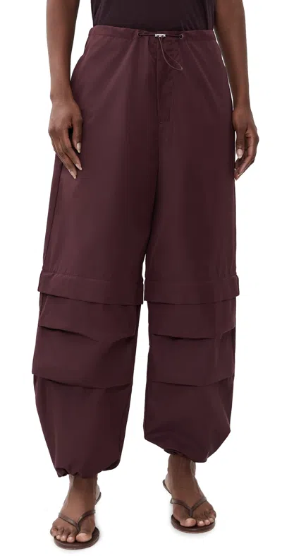 Agolde Coulson Parachute Pants Cordovan