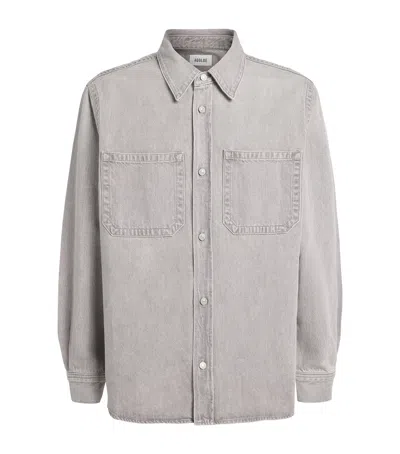 Agolde Craven Denim Shirt In Transparent
