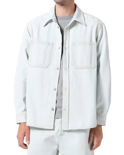 Agolde Craven Pocket Shirt In Blue