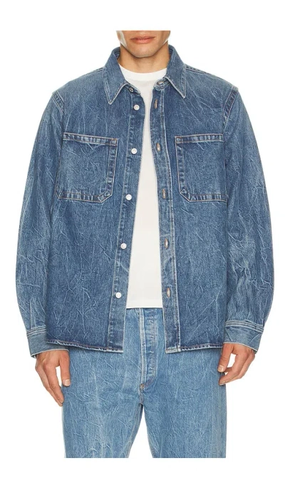 Agolde Hemd Craven In Blue