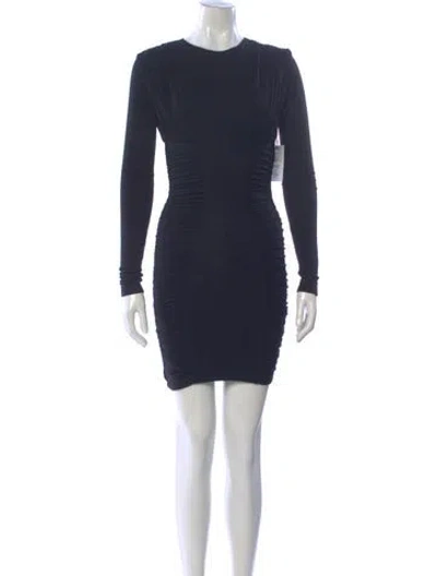 Pre-owned Agolde Crew Neck Mini Dress W/ Tags In Blue