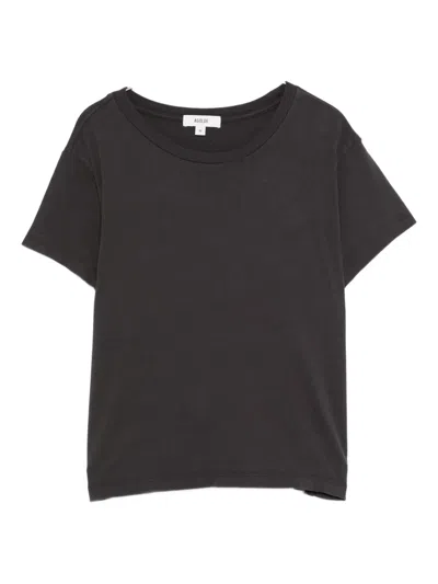 Agolde Crew-neck Short-sleeve T-shirt In Black