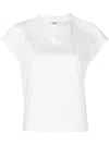 Agolde Crew Neck Short-sleeve T-shirt In White