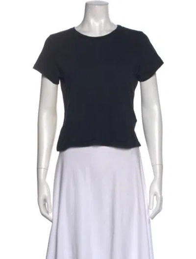 Pre-owned Agolde Crew Neck Short Sleeve T-shirt In Black