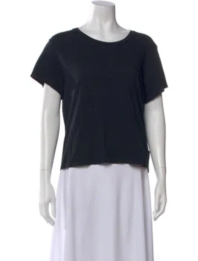 Pre-owned Agolde Crew Neck Short Sleeve T-shirt In Black