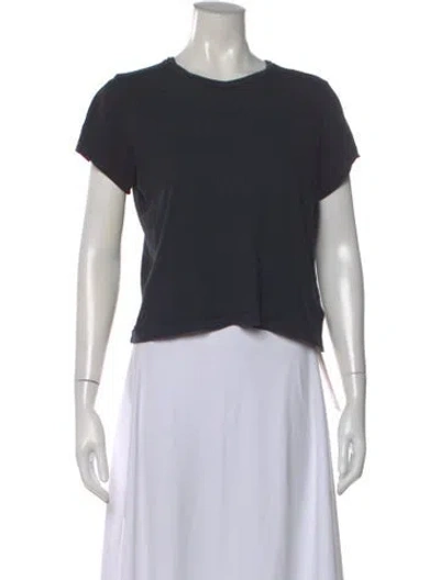 Pre-owned Agolde Crew Neck Short Sleeve T-shirt In Black