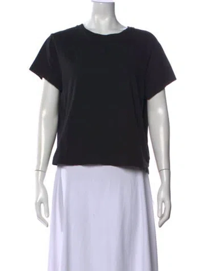 Pre-owned Agolde Crew Neck Short Sleeve T-shirt In Black