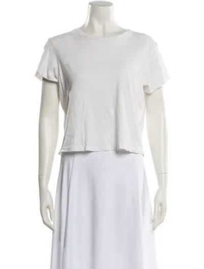 Pre-owned Agolde Crew Neck Short Sleeve T-shirt In Blue