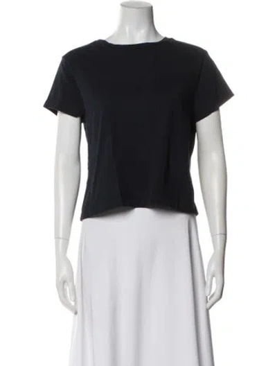 Pre-owned Agolde Crew Neck Short Sleeve T-shirt In Blue