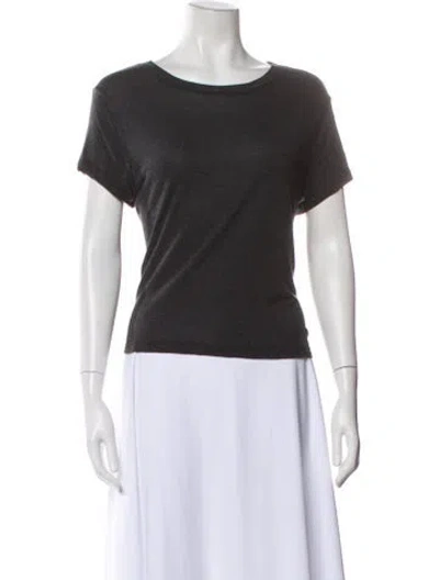 Pre-owned Agolde Crew Neck Short Sleeve T-shirt In Gray