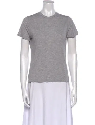 Pre-owned Agolde Crew Neck Short Sleeve T-shirt In Gray