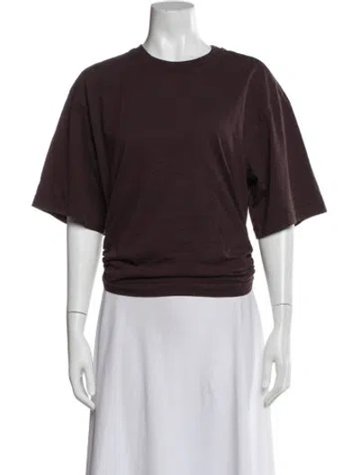 Pre-owned Agolde Crew Neck Short Sleeve T-shirt In Gray