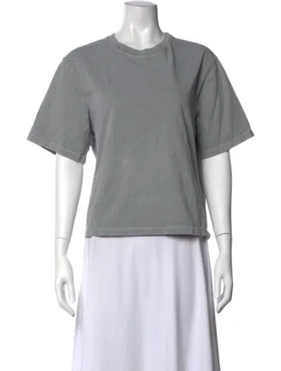 Pre-owned Agolde Crew Neck Short Sleeve T-shirt In Grey