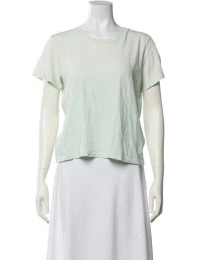 Pre-owned Agolde Crew Neck Short Sleeve T-shirt In Neutrals