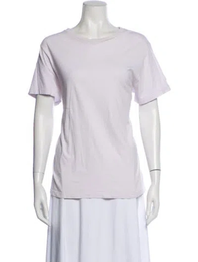 Pre-owned Agolde Crew Neck Short Sleeve T-shirt In Pink