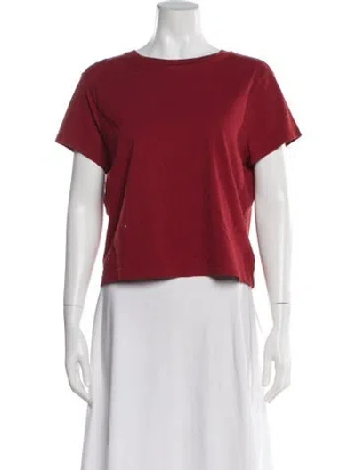 Pre-owned Agolde Crew Neck Short Sleeve T-shirt W/ Tags In Red