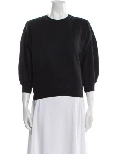 Pre-owned Agolde Crew Neck Sweater In Black