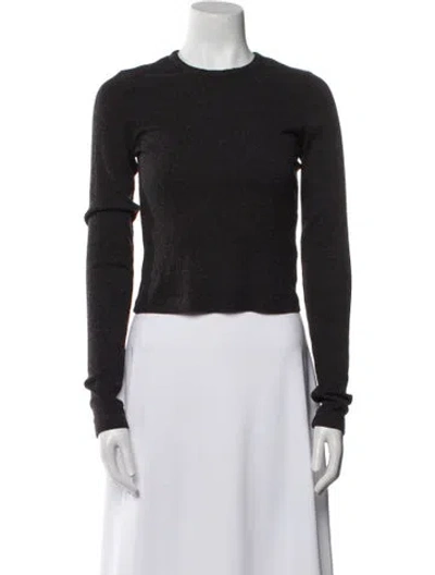 Pre-owned Agolde Crew Neck Sweater In Black