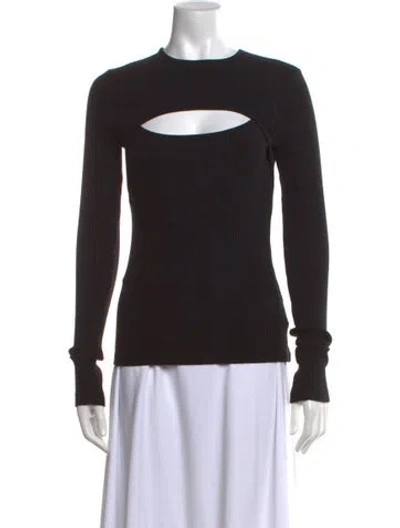 Pre-owned Agolde Crew Neck Sweater In Black