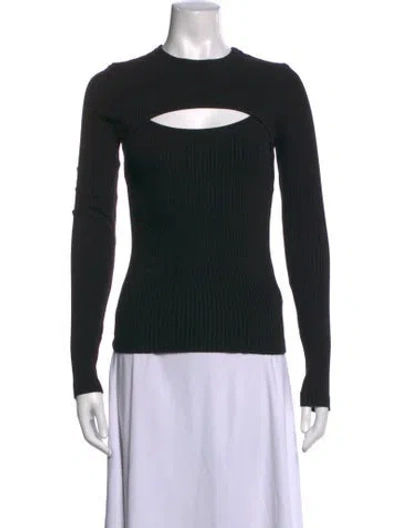 Pre-owned Agolde Crew Neck Sweater In Black