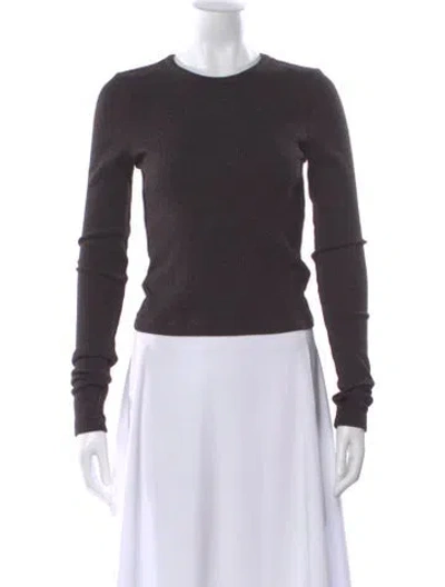 Pre-owned Agolde Crew Neck Sweater In Gray