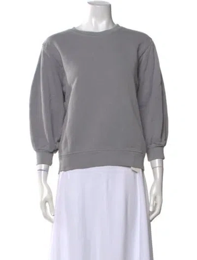 Pre-owned Agolde Crew Neck Sweater In Grey
