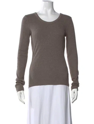 Pre-owned Agolde Crew Neck Sweater In Neutrals