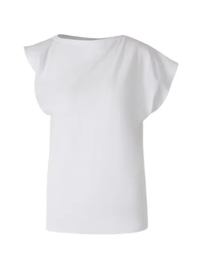 Agolde Crew-neck T-shirt In White