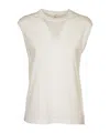 Agolde Crewneck Sleeveless Tank Top