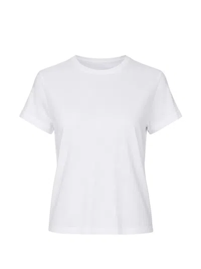Agolde Crew-neck T-shirt In White