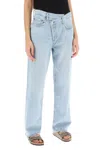 Agolde Criss Cross Straight Leg In Blue