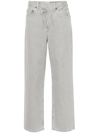 Agolde Criss Cross Jeans In Rain
