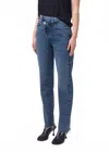 Agolde Criss Cross Straight Jeans In Range In Blue