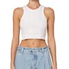 AGOLDE CROPPED BAILEY TANK