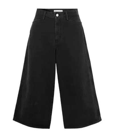 Agolde Cropped Jeans In Black