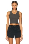 AGOLDE CROPPED POPPY TANK