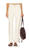 Agolde Cuffed Taper Jeans In White