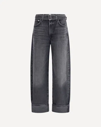 AGOLDE CUFFED TAPER WIDE JEANS