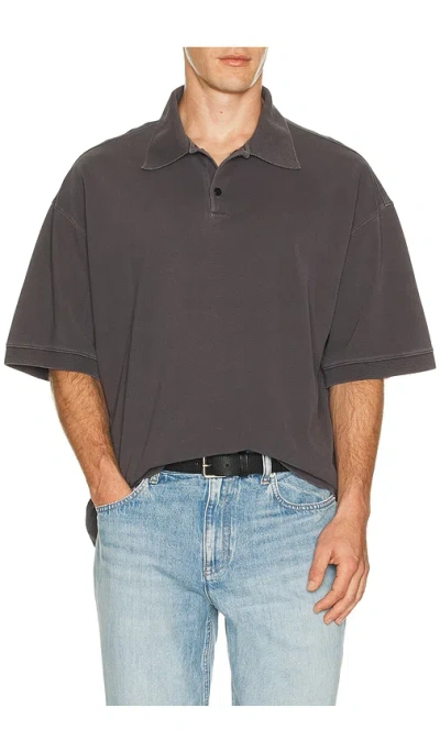 Agolde Curren Polo In Brown