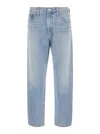 Agolde Curtis Jeans In Turmoil In Light Blue
