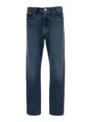 Agolde Blue Washed Jeans In Regenerated Denim In Blue