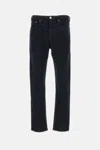 Agolde Crushed Wash Curtis Jeans In In Black
