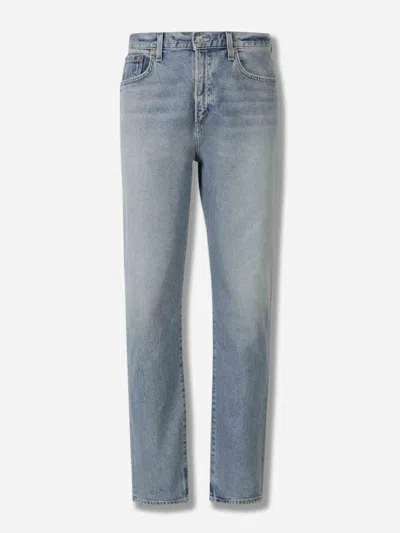 Agolde Curtis Straight Jeans In Blue