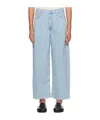 Agolde Dagna Cropped Jeans In Blue
