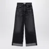 Agolde Dame Cuffed Organic Cotton Wide Leg Jeans
