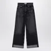 Agolde Dame Cuffed Organic Cotton Wide Leg Jeans
